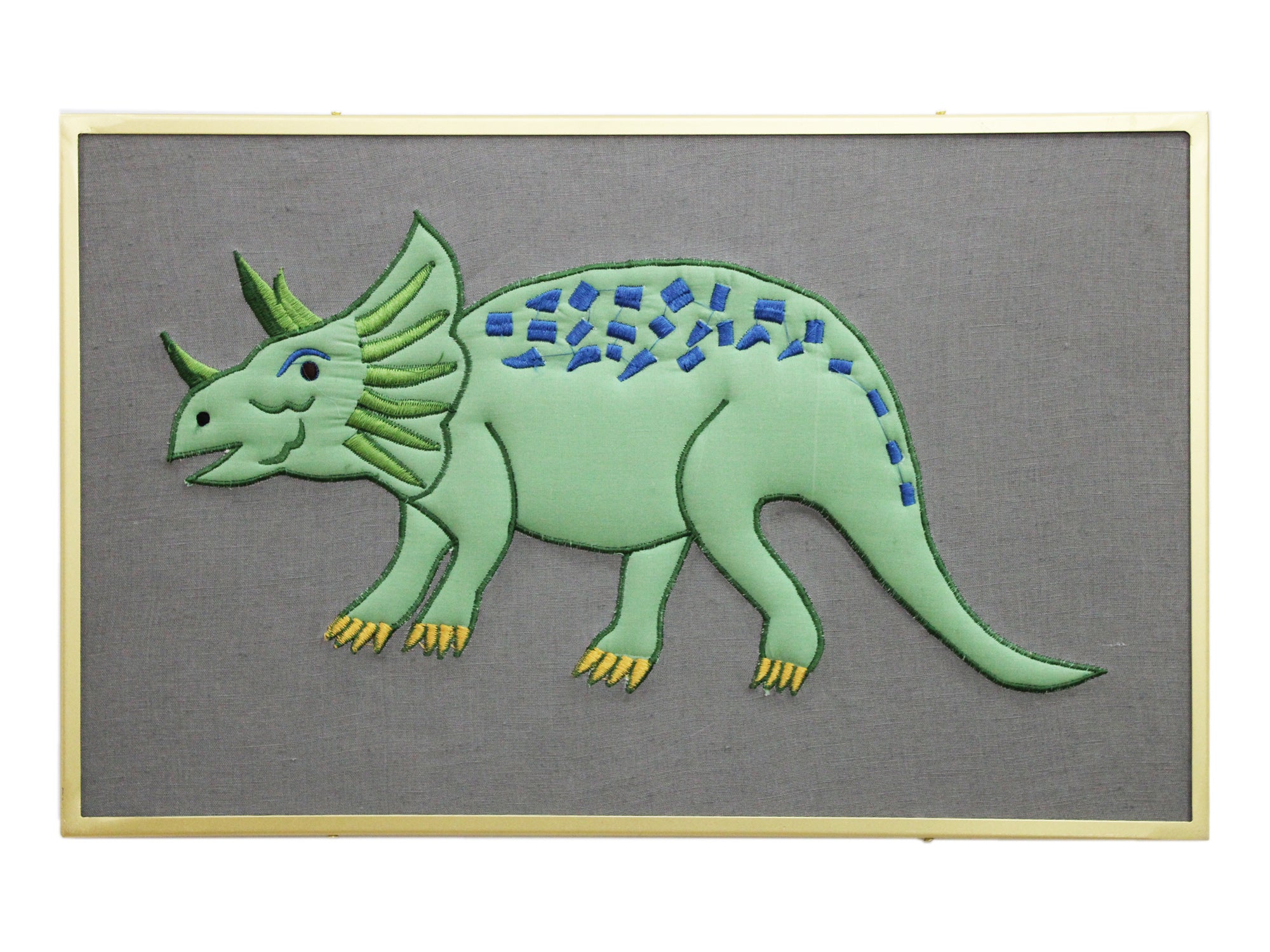 Embroidered Dinosaur Wall Décor for Kids